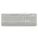 Teclado Microsoft 600 Blanco AZERTY - HAMISHOP07