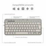 Teclado Logitech K380 AZERTY Francés Gris - HAMISHOP07