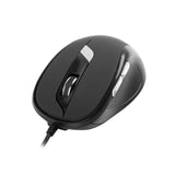Ratón con Cable y Sensor Óptico Natec PIGEON 2400 DPI Negro - HAMISHOP07