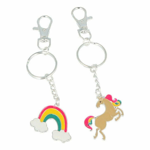 Llavero Inca Arcoíris Unicornio (2 pcs) - HAMISHOP07