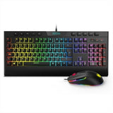 Teclado y Ratón Gaming Krom Kalyos RGB Negro - HAMISHOP07