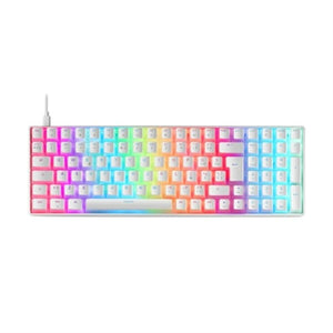 Teclado Mars Gaming MKULTRAWRES Blanco Qwerty Español - HAMISHOP07