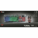 Teclado y Ratón Trust GXT 845 Tural Negro Qwerty Español - HAMISHOP07