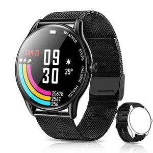 Smartwatch Rosa Android IP68 1,32" Negro (Reacondicionado A)