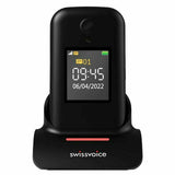 Teléfono Móvil Swiss Voice S38 2,8" Negro 2G